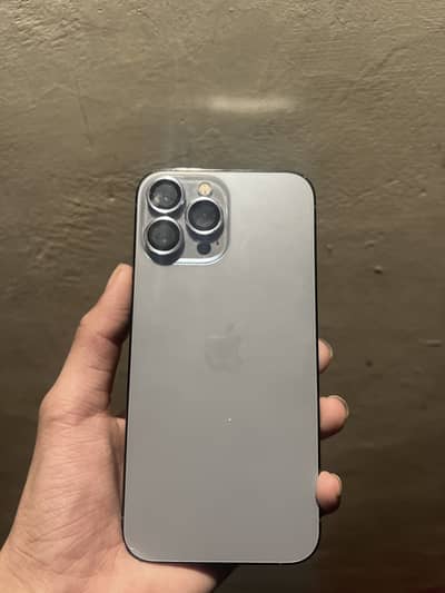 iPhone 13 Pro Max Sierra Blue with Box 256 GB Storage  Non-Pta