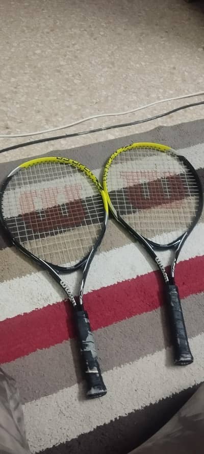 QATAR IMPORT] Original Wilson Energy XL Tennis Rackets – Matching Pair