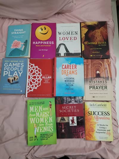 various books for 500 each