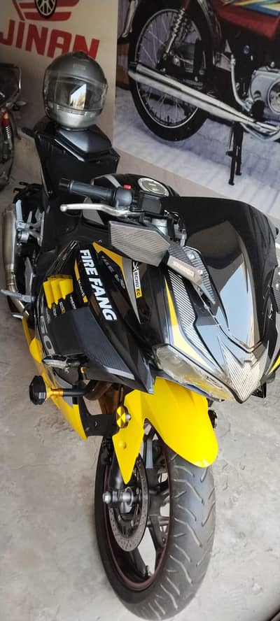Yellow Black bullet Fire Fang Bike like A New Bike