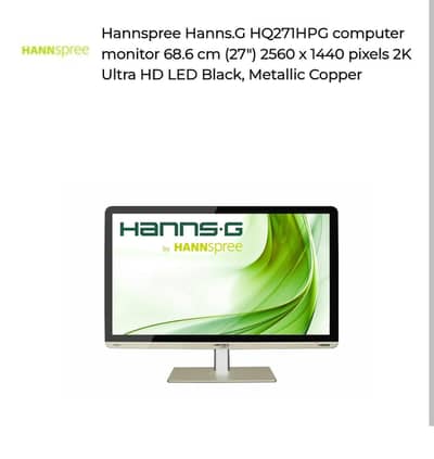 HQ271HPG Imported LED 27'' 2k Ultra HD Display Used