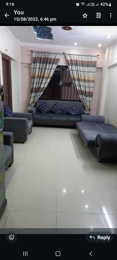 5 seater sofa set with sofa cumbed