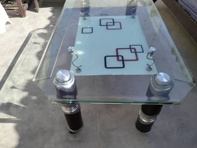 Centre Glass Table for Sale – 47 Inch | 12mm Strong Glass