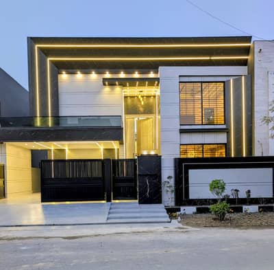 1 Kanal Brand New Ultra-Luxury Designer House For Sale | Grand Double Height Lobby | Near Valencia Town