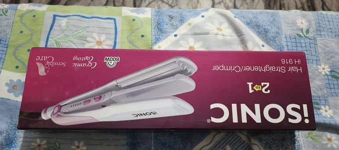 iSONIC 2-in-1 Hair Straightener + Crimper – Like New
