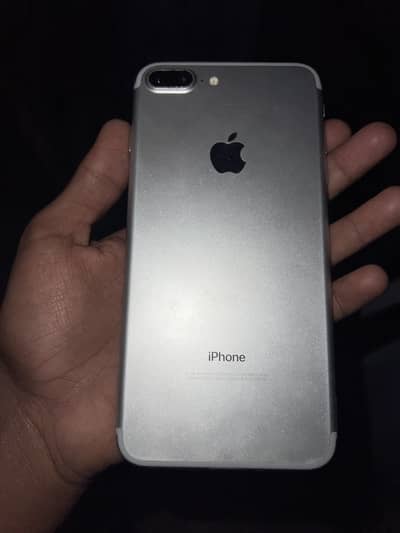 iPhone 7plus 128gb silver Color  with box
