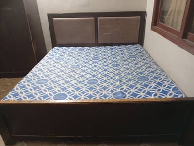KING SIZE BED | 3 DOOR ALMIRAH | IRON STAND