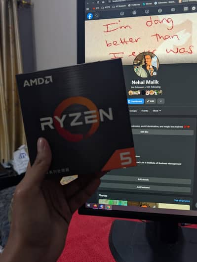 AMD Ryzen 5 5600X with Box and Stock Cooler