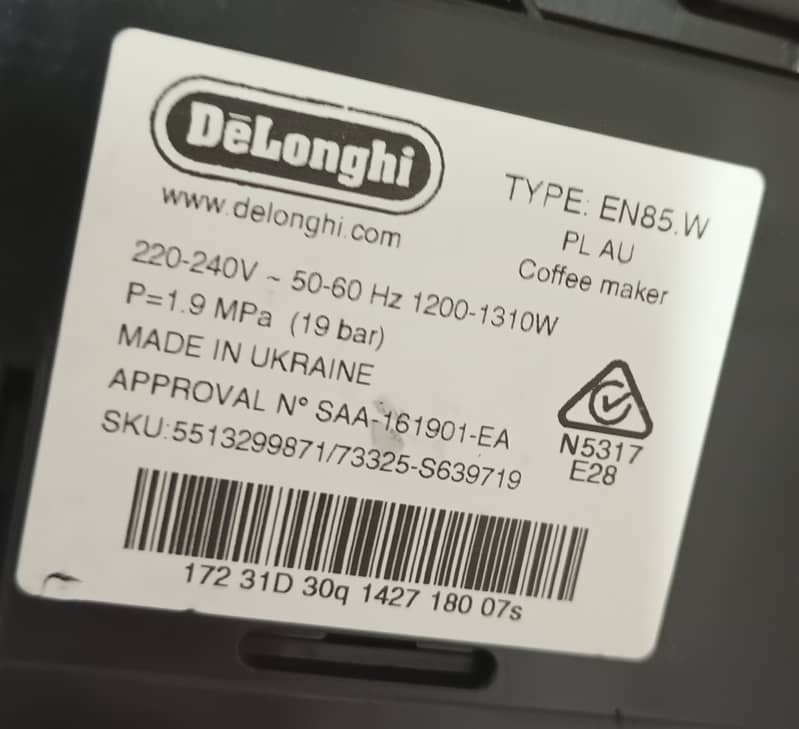 Delonghi Coffee machine 17