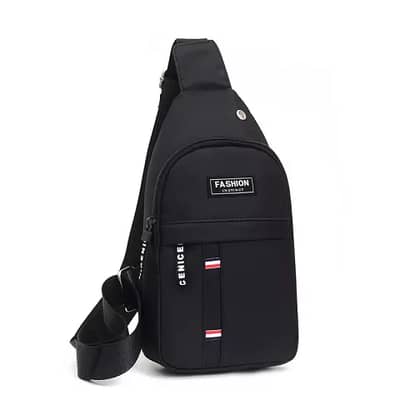 HP Black Sling Bag / Crossbody Backpack – Compact, Durable & Stylish