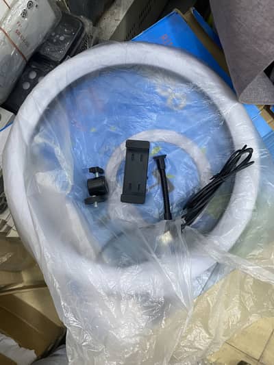 Three color single light and stand available