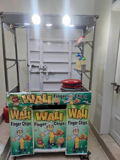 french fries stall with All accessories