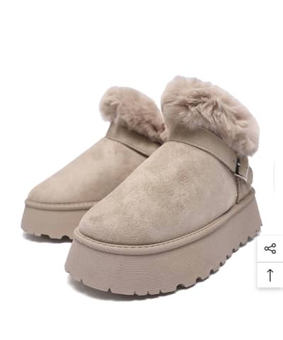 WINTER COMFORT MULE-BEIGE