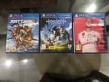 fifa20,horizon zero dawn and just cause 3