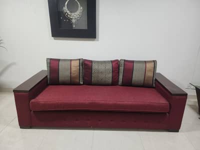wooden sofa set