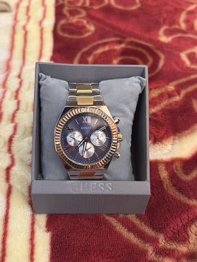 Guess watch for men with original box and guarantee