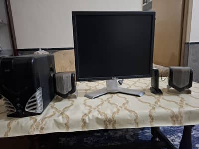 LCD TV with remote, Dany device and speakers