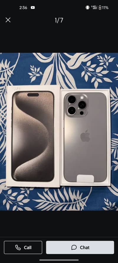 iphone 15 pro max Box Sall + Exchange