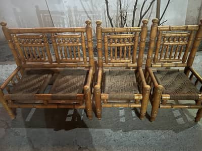 Wooden Piraah Chair Set