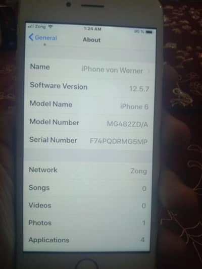 iPhone 6 with box sim working