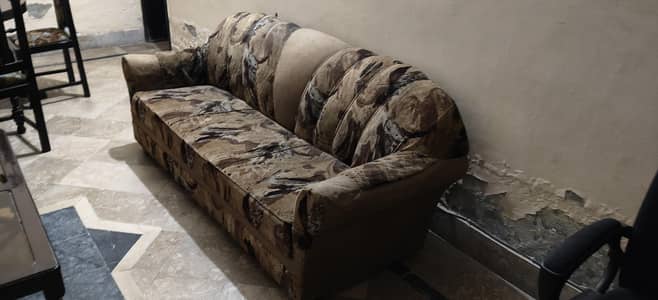 Sofa with table for sale