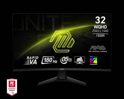 MSI MAG 32CQ6F 32" 2K 180Hz Curved Monitor
