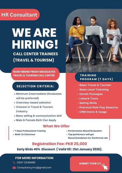 Travel agency Sales representative