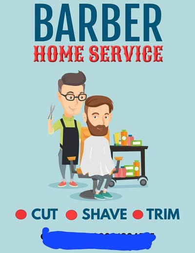 Haircutting  ‍  homeservice