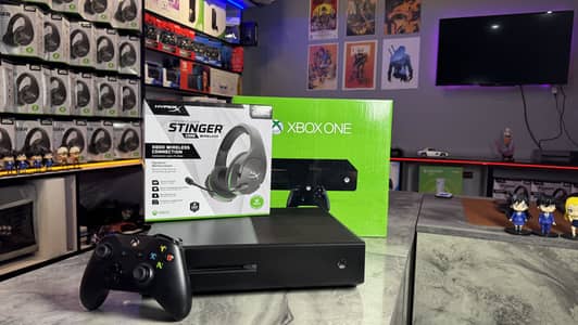 Xbox One with accessories