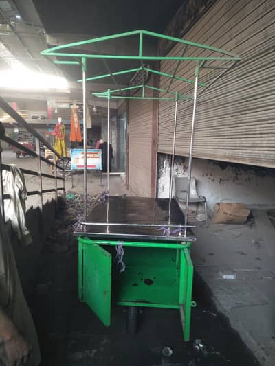 Steel food stall - ready to use