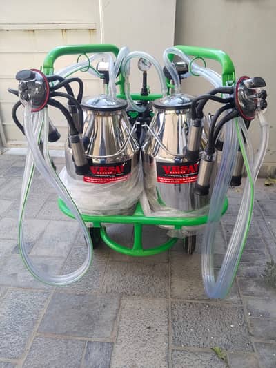 Double Bucket Double cluster Milking Machines/cow milking machine