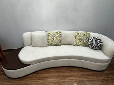 4 & 3 Seater Round Shaped Premium Designer Sofa