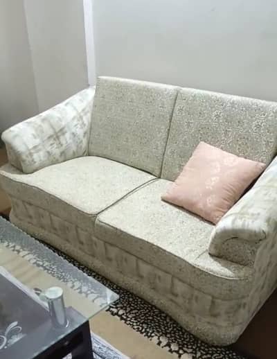 7 seater sofa in best condition with center table available