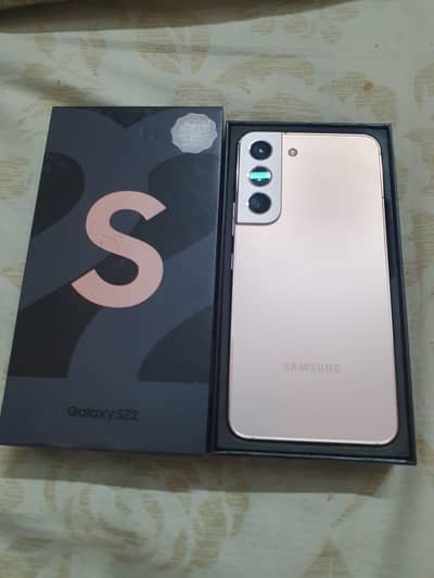 S 22 OFFICAL PTA 256GB WITH BOX