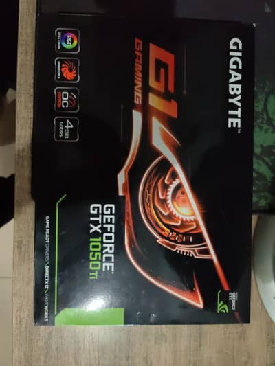 Gigabyte Geforce GTX 1050 Ti Gaming OC 4GB – Box Available