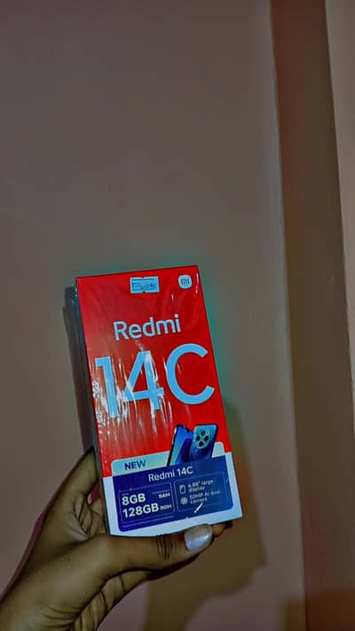 Redmi 14C new condition open box warranty Baki hai