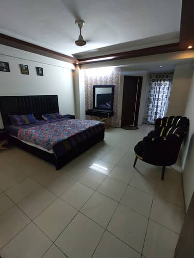 2 Bed Furnished Flat For Rent In Bahria Town Phase 1 Safari Villa QJ Heights