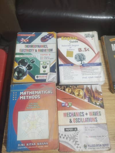 BSc Physics + Mathematics Books (2nd Hand, Good Condition