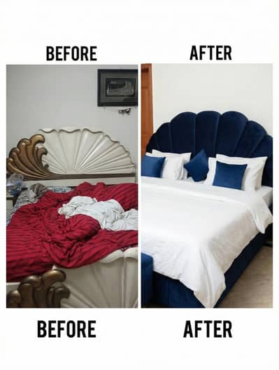 Turn Your Old Bed into a Luxury Velvet Bed – Premium Poshish Service