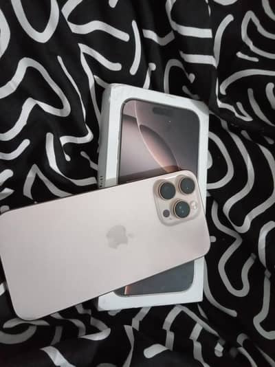 16 pro max with box 256gb JV