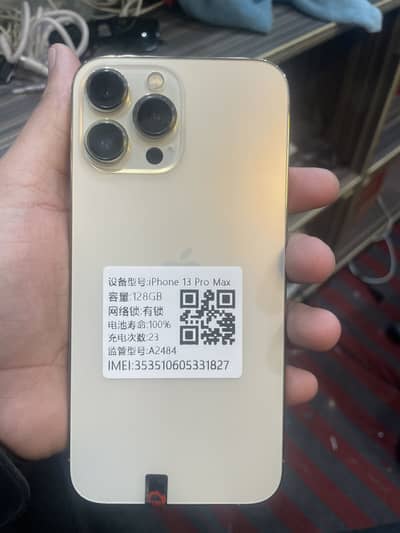Iphone 13 pro max 128 gb Jv battery  100 water pack