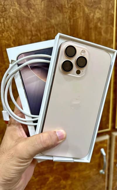 IPHONE 16 PRO MAX PTA APPROVED 256GB WHTSP=0321=28/90/865