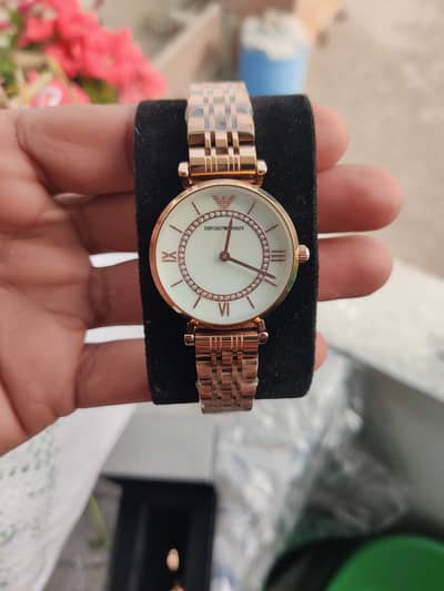 Emporio Armani Ladies watch - rose gold