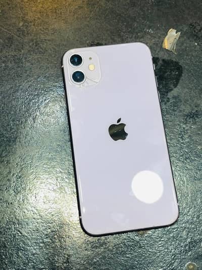 i phone 11 condition 10 by 9 factory unlock battery change .