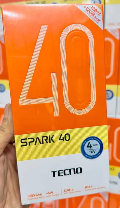 Tecno Spark 40 brand new box pack