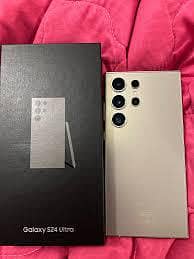 Samsung Galaxy s24 ultra mobile phone complete box