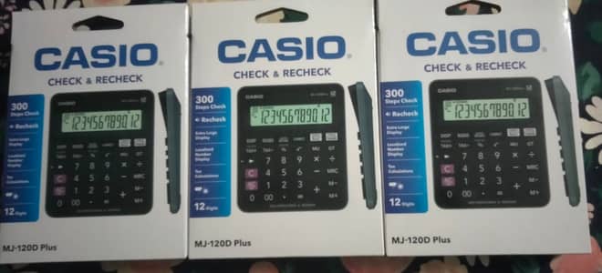 Casio MJ-120D Plus - BK