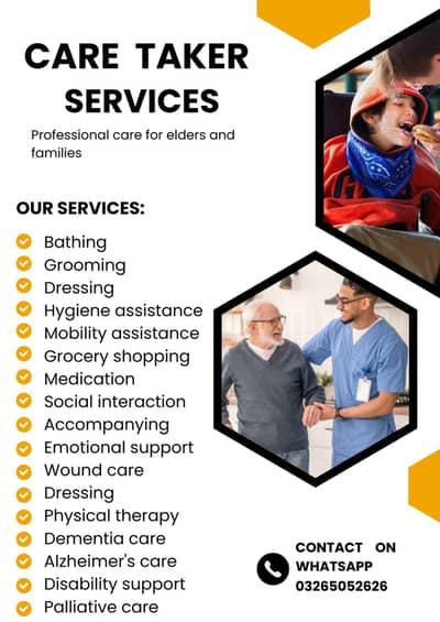 care taker for home and outdoor