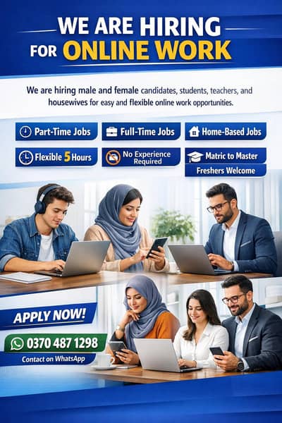 Online Work from Home | Part-Time & Full-Time