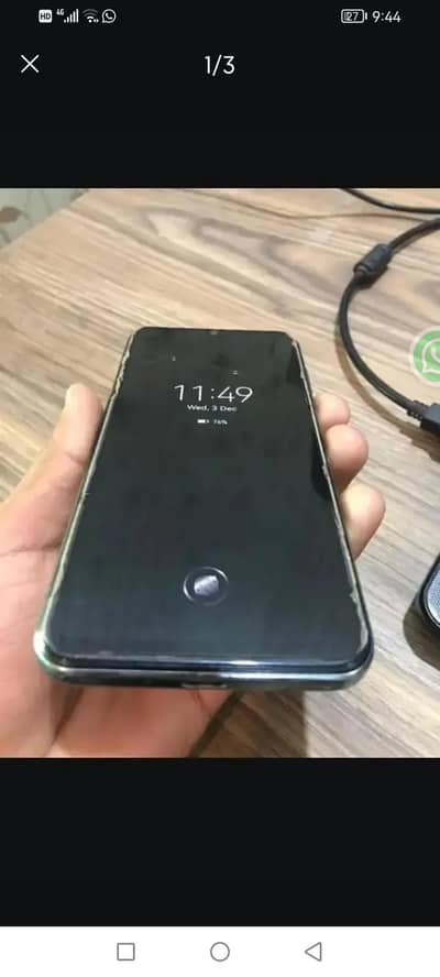 Huwaei Y8p I display fingerprint